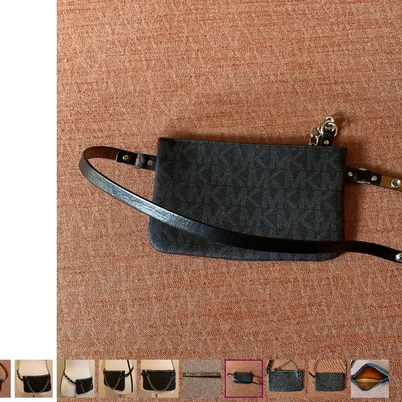 Michael Kors Black Belt Bag - Picture 6 of 6